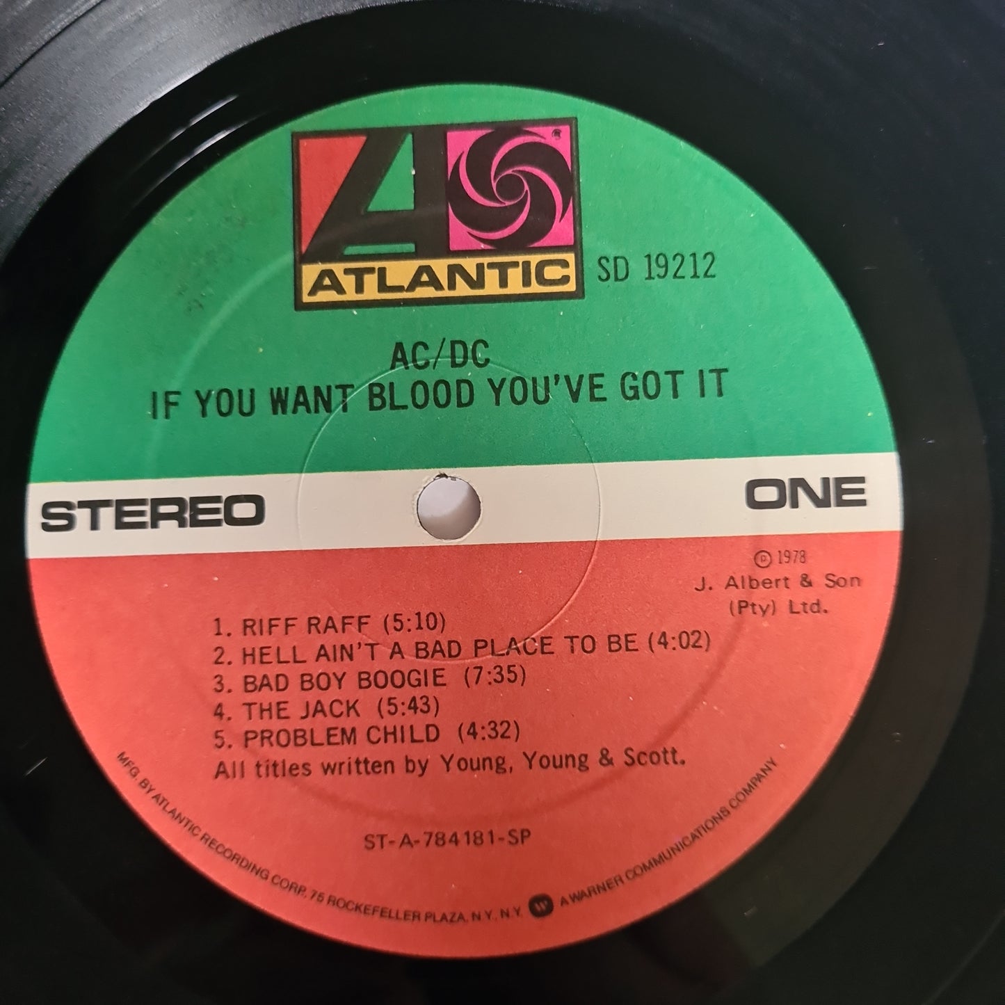 AC/DC – If You Want Blood - 1978 (USA Pressing) - Vinyl Record