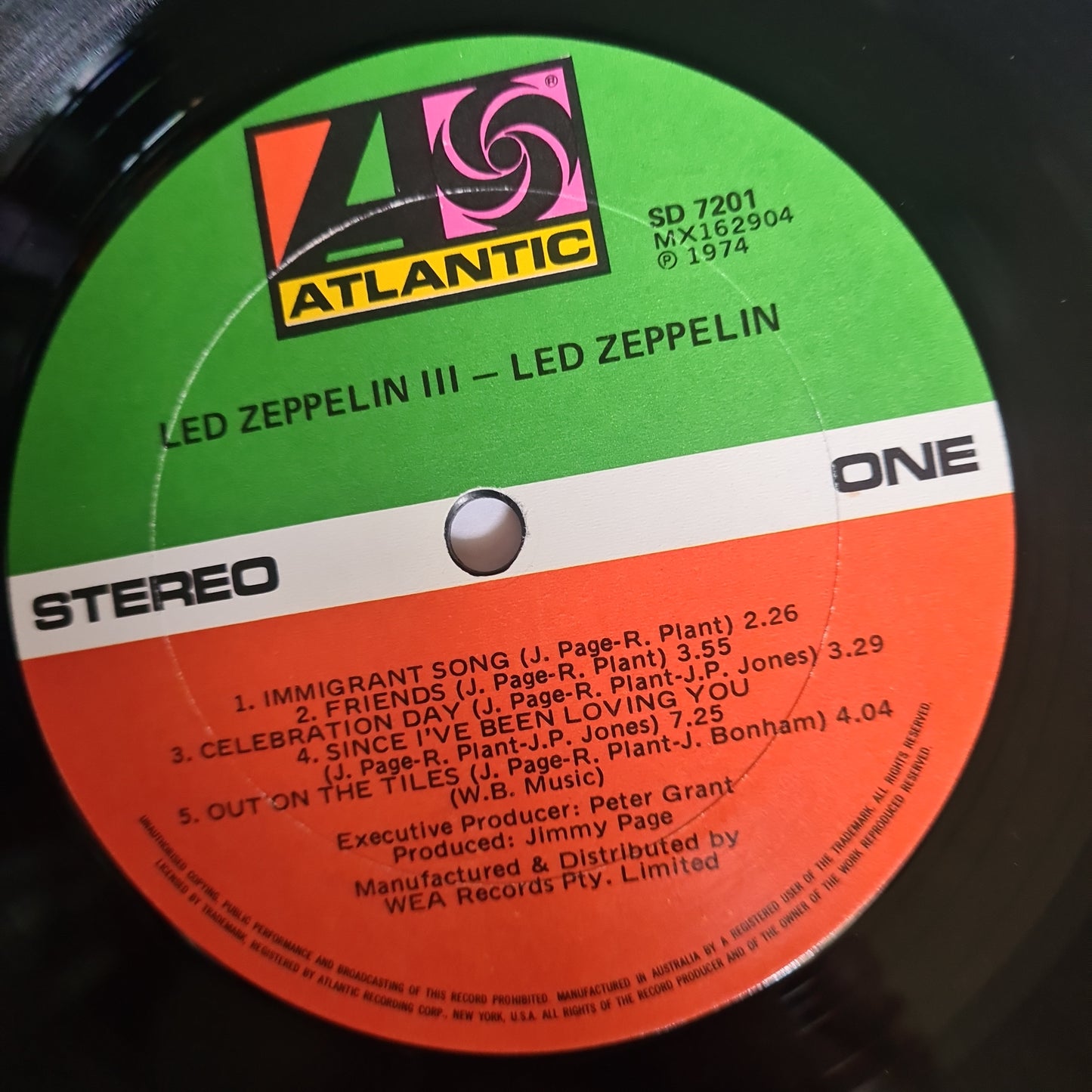 Led Zeppelin – Led Zeppelin 3 - 1970 (Spinning Wheel Cover)
