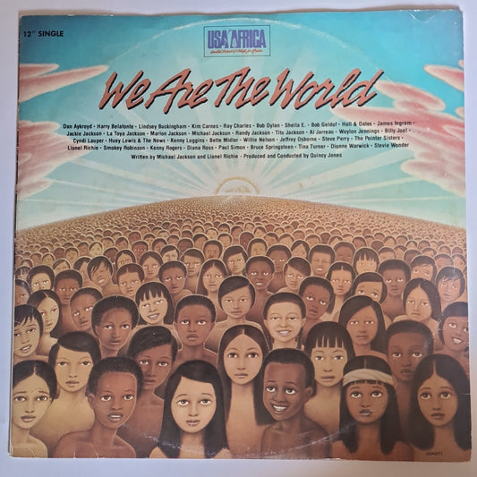 USA For Africa: Michael Jackson, Lionel Richie & Various – We Are The World (12 Inch Single) - 1985