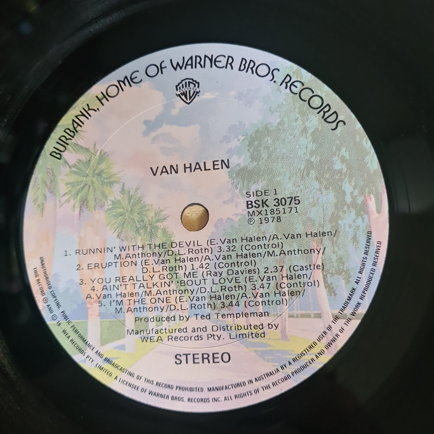 Van Halen – Van Halen - 1978 - Vinyl Record