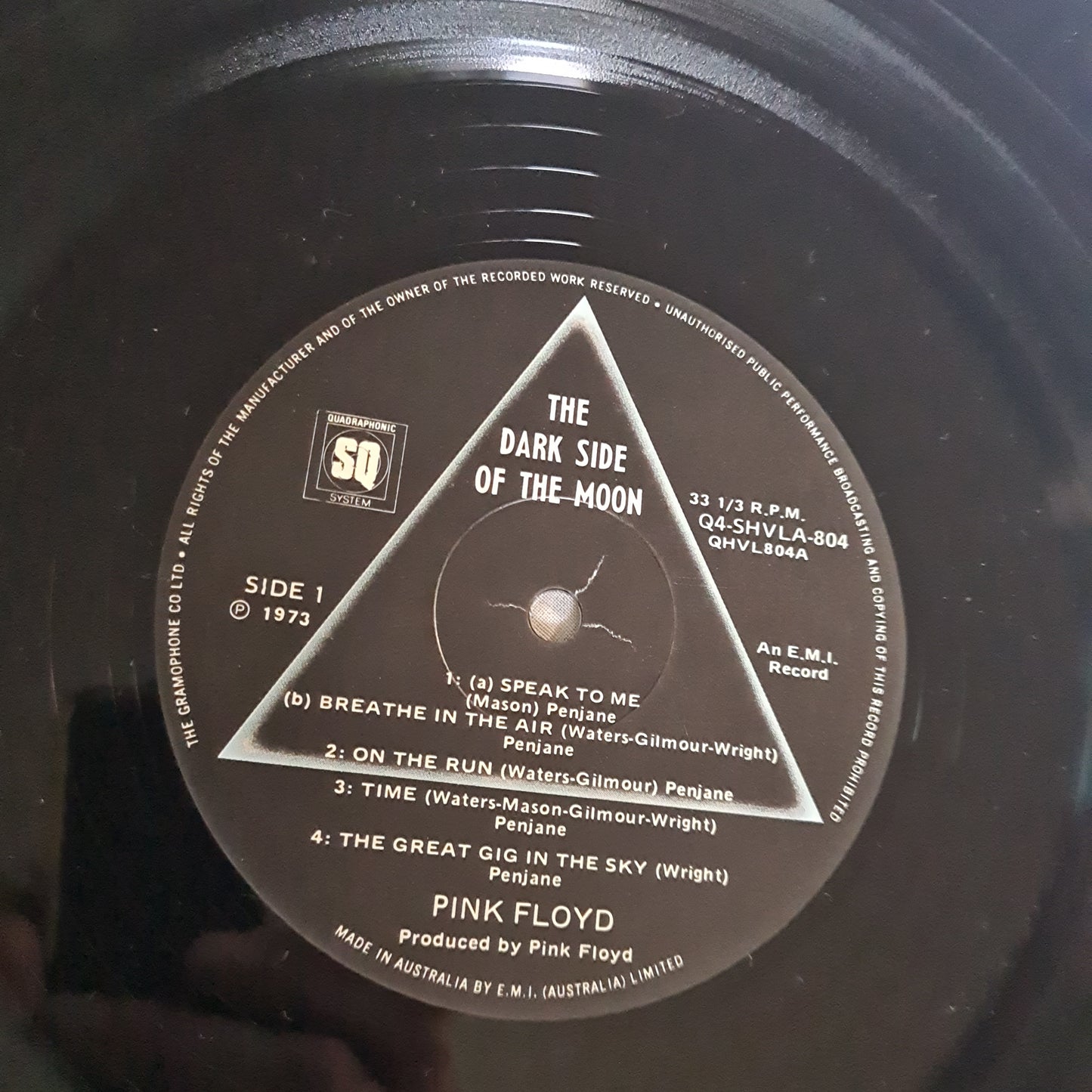 Pink Floyd – Dark Side Of The Moon - 1973 (Quadraphonic- with 2 Posters) - Vinyl Record