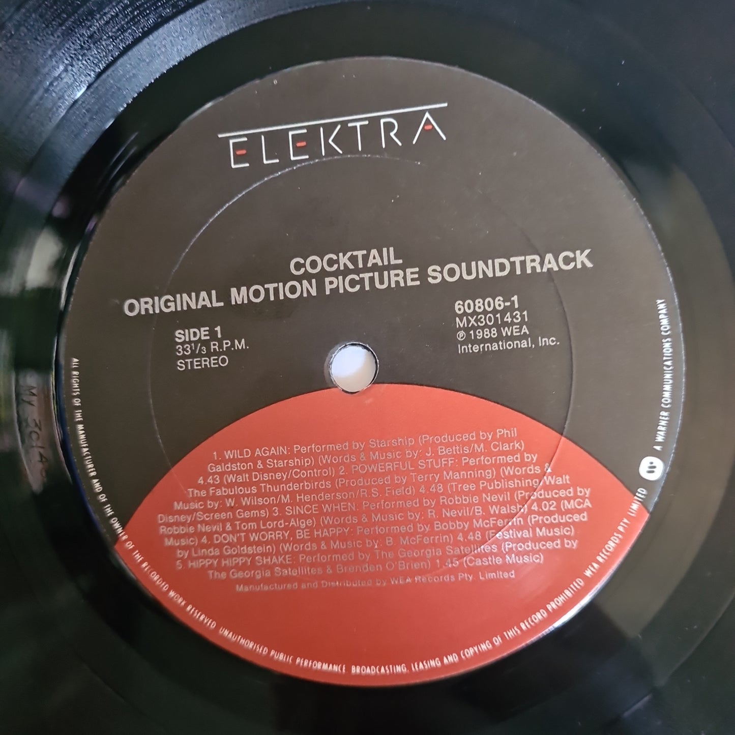 Cocktail – Original Soundtrack From The Motion Picture - 1988 - Vinyl Record