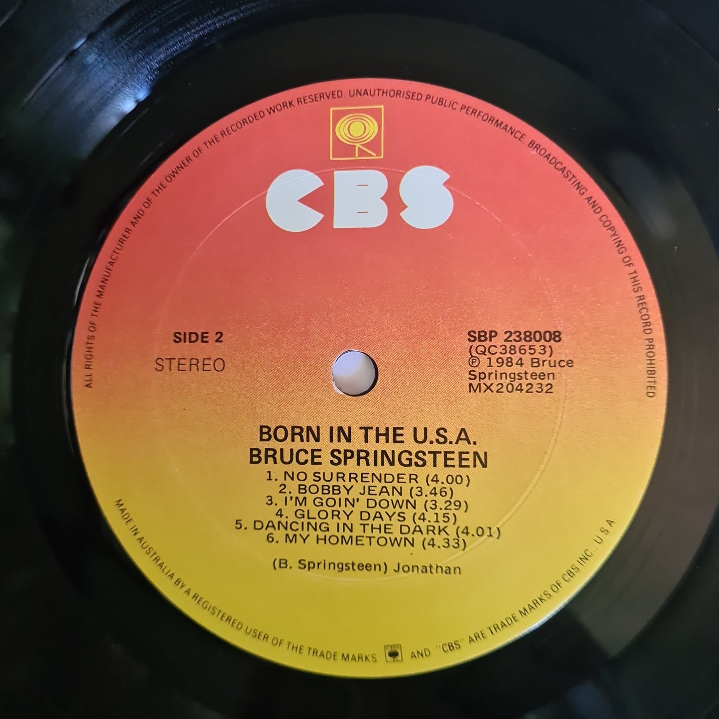 Bruce Springsteen – Born In The USA - 1984