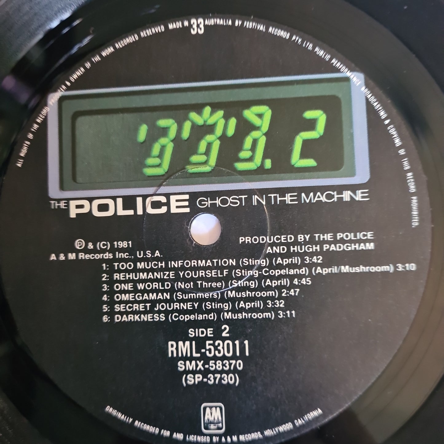 The Police – Ghost In The Machine - 1981