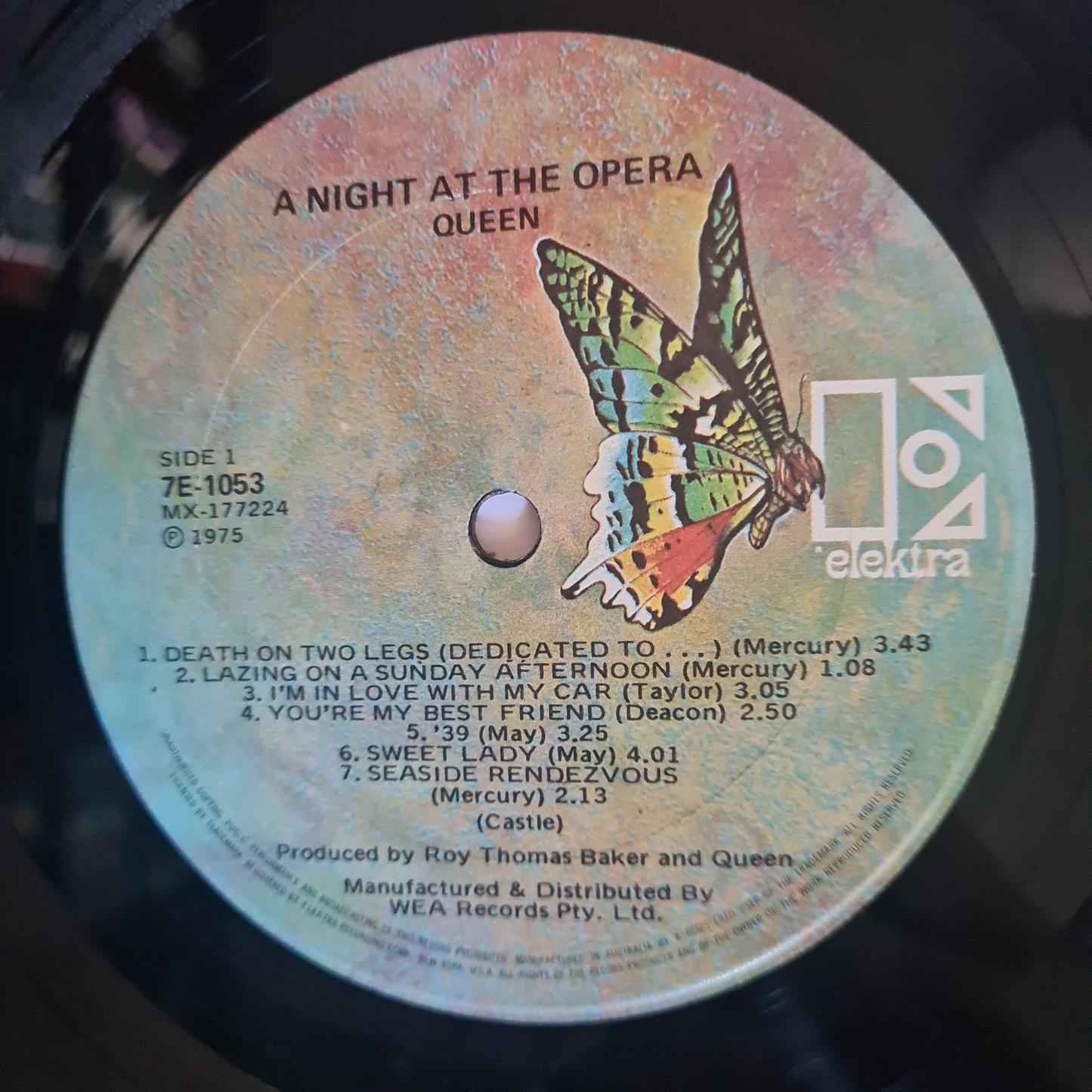 Queen – A Night At The Opera - 1975 - Vinyl Record