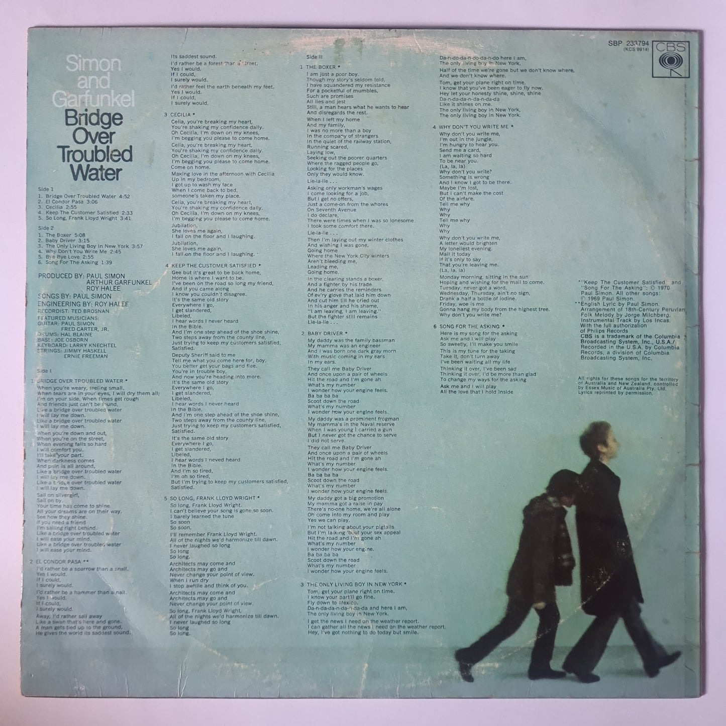 Simon & Garfunkel – Bridge Over Troubled Water - 1970 - Vinyl Record