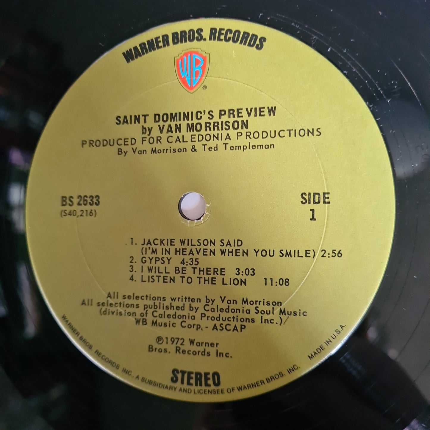 Van Morrison – Saint Dominic's Preview - 1972 (USA First Press) - Vinyl Record