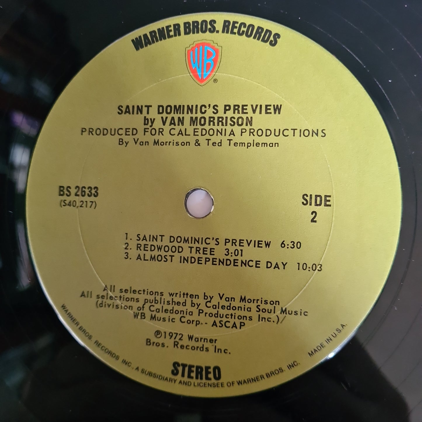 Van Morrison – Saint Dominic's Preview - 1972 (USA First Press) - Vinyl Record