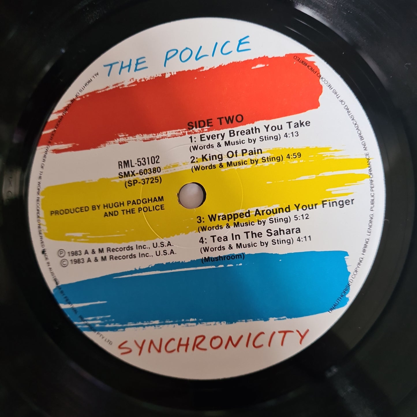 The Police – Synchronicity - 1983 - Vinyl Record