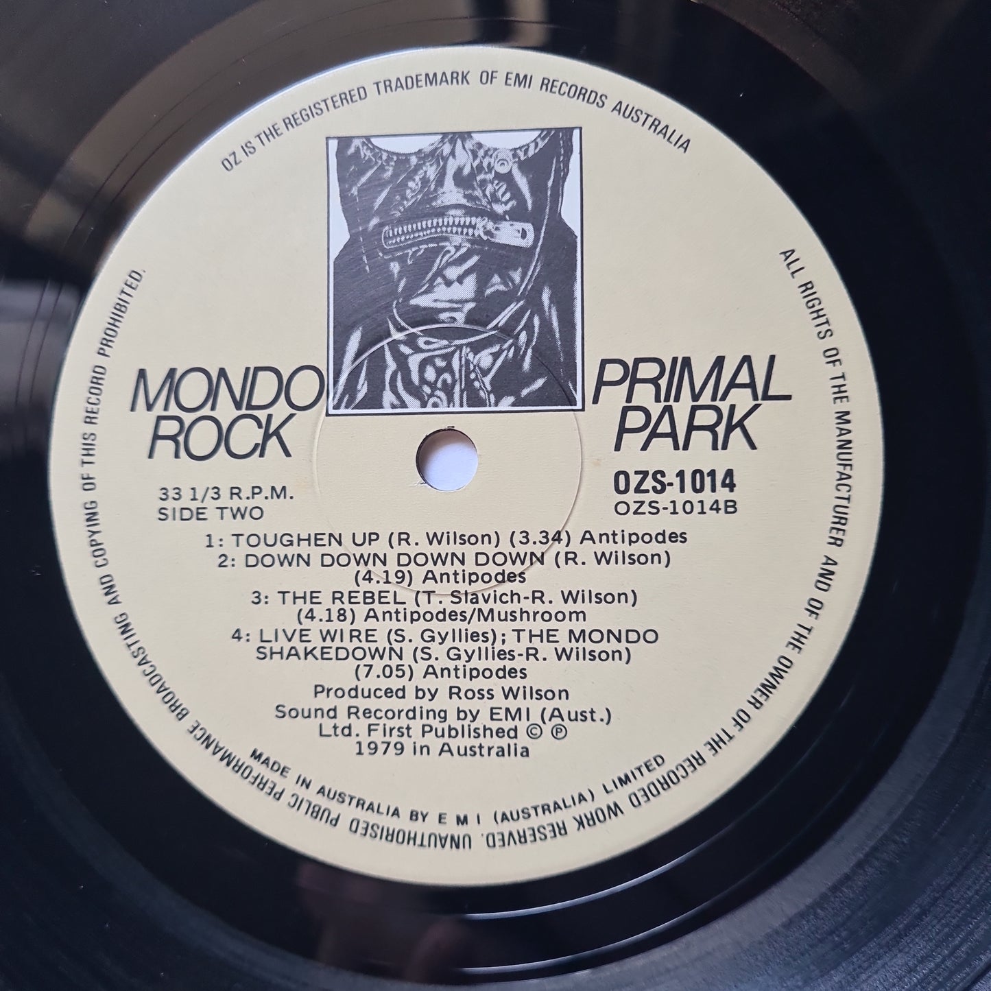 Mondo Rock – Primal Park - 1979 - Vinyl Record LP