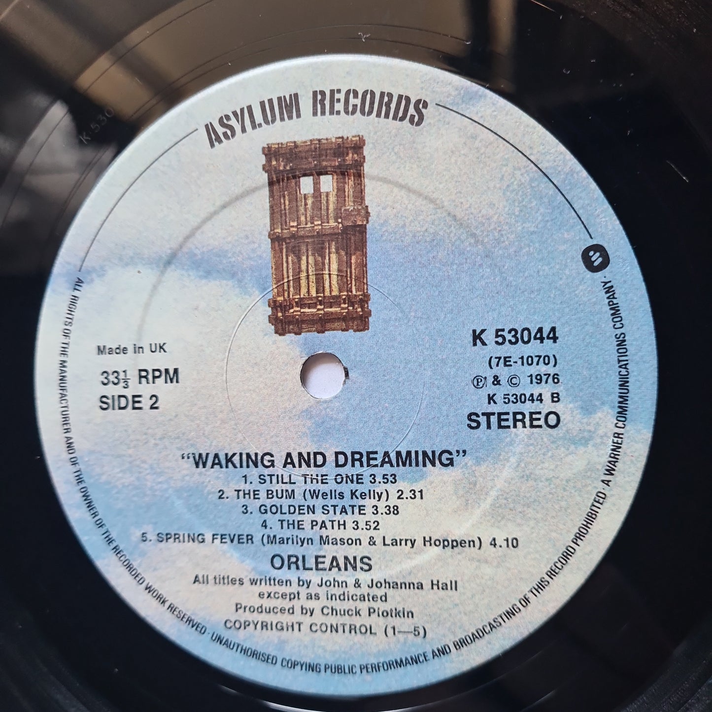 Orleans – Waking & Dreaming - 1976 - Vinyl Record