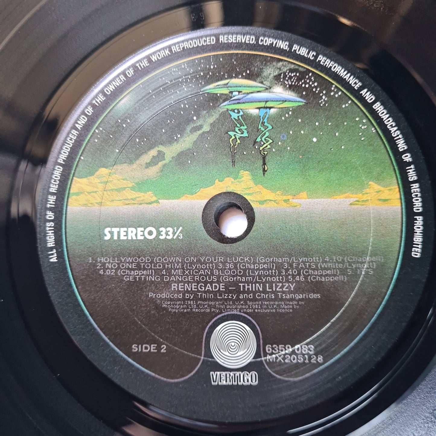 Thin Lizzy – Renegade - 1981 - Vinyl Record