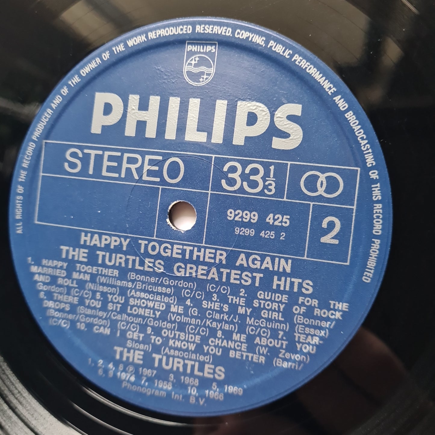 The Turtles – "Happy Together Again!" The Turtles Greatest Hits - 1974 - Vinyl Record