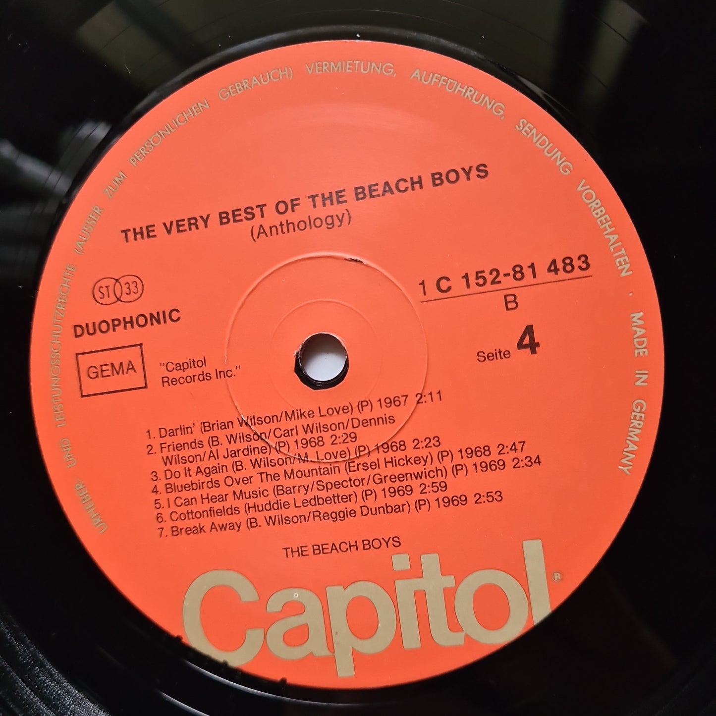 The Beach Boys – The Very Best Of The Beach Boys (Anthology 1963-69) -  (2LP Gatefold) 1974 - Vinyl Record