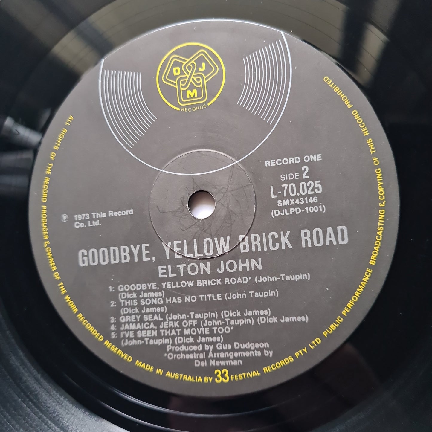 Elton John – Goodbye Yellow Brick Road - 1973 - (2LP Trifold Cover) - Vinyl Record