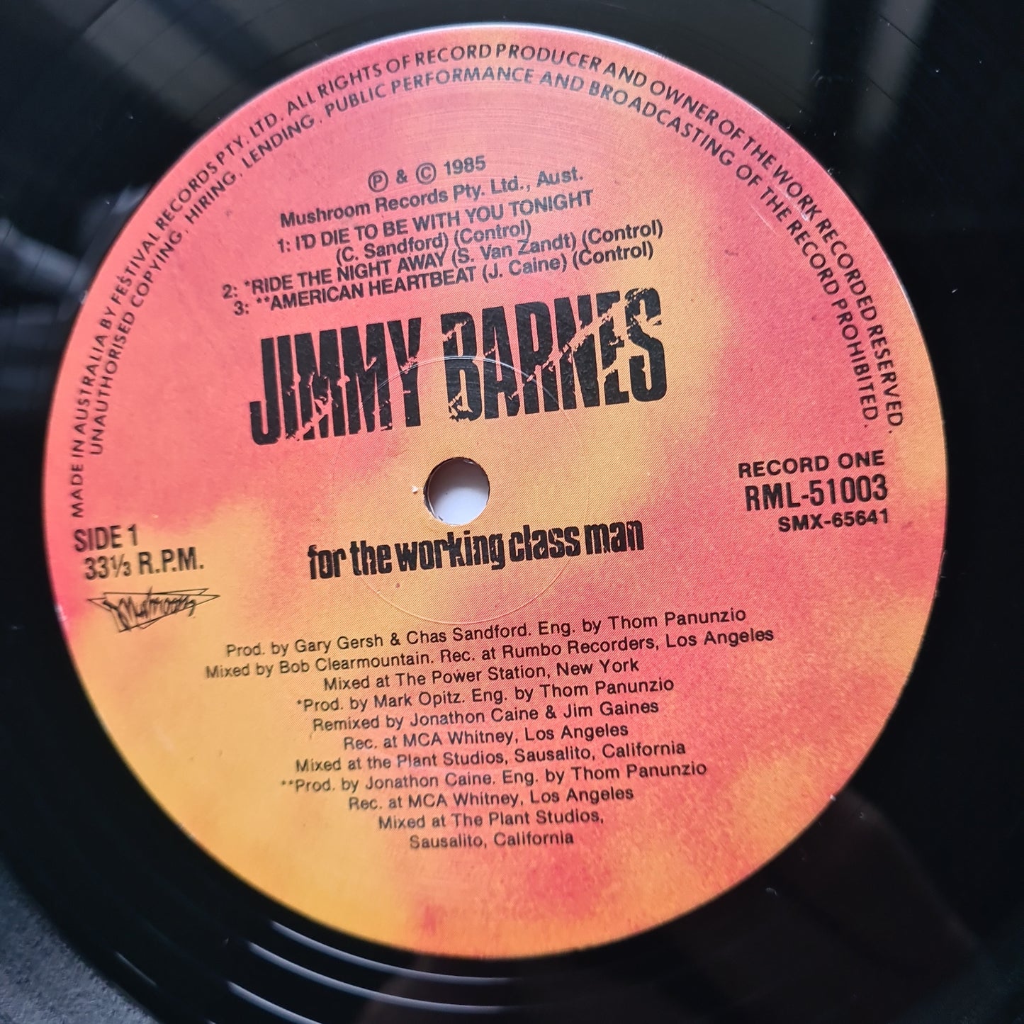 Jimmy Barnes – For The Working Class Man - 1985 (2LP Gatefold Edition)