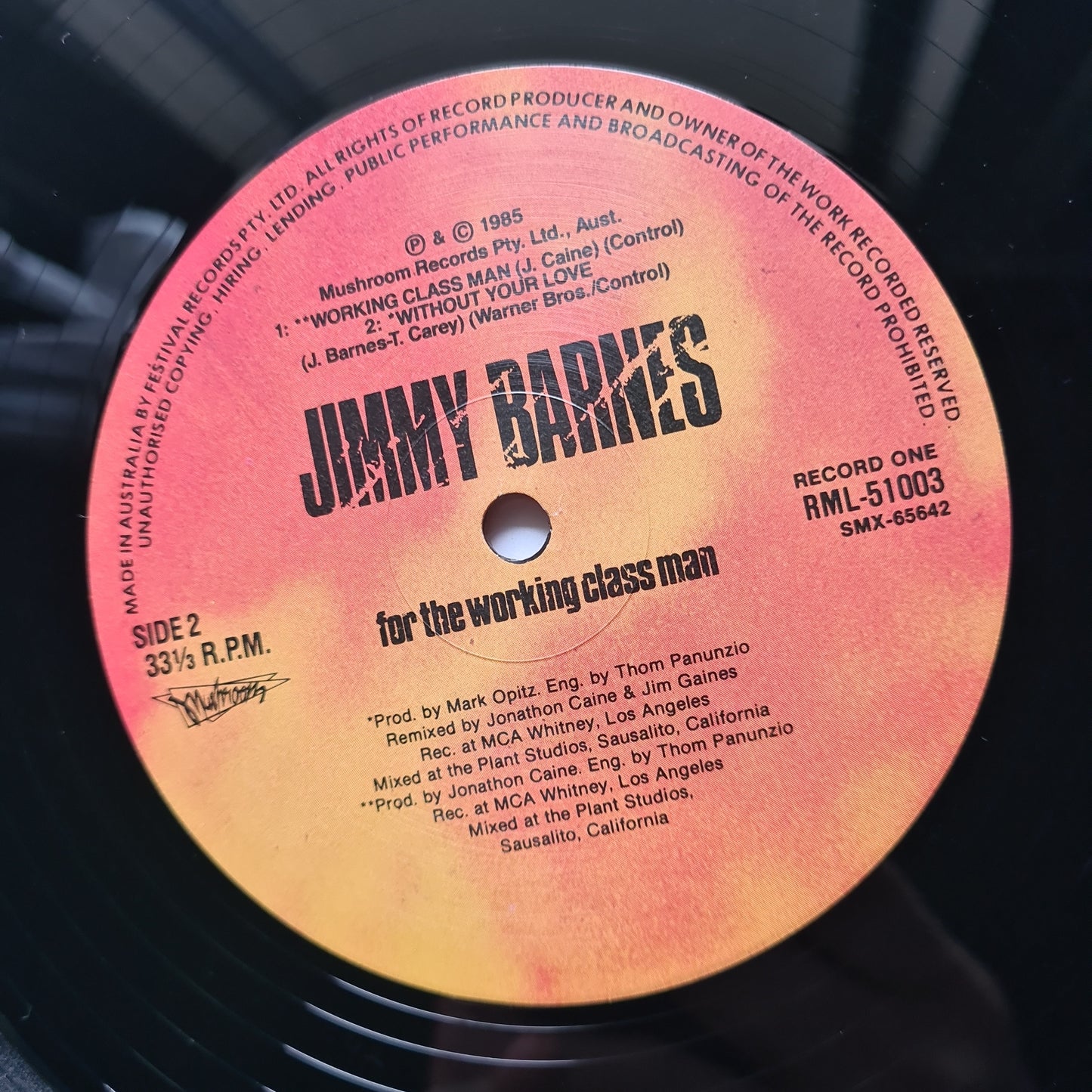 Jimmy Barnes – For The Working Class Man - 1985 (2LP Gatefold Edition)