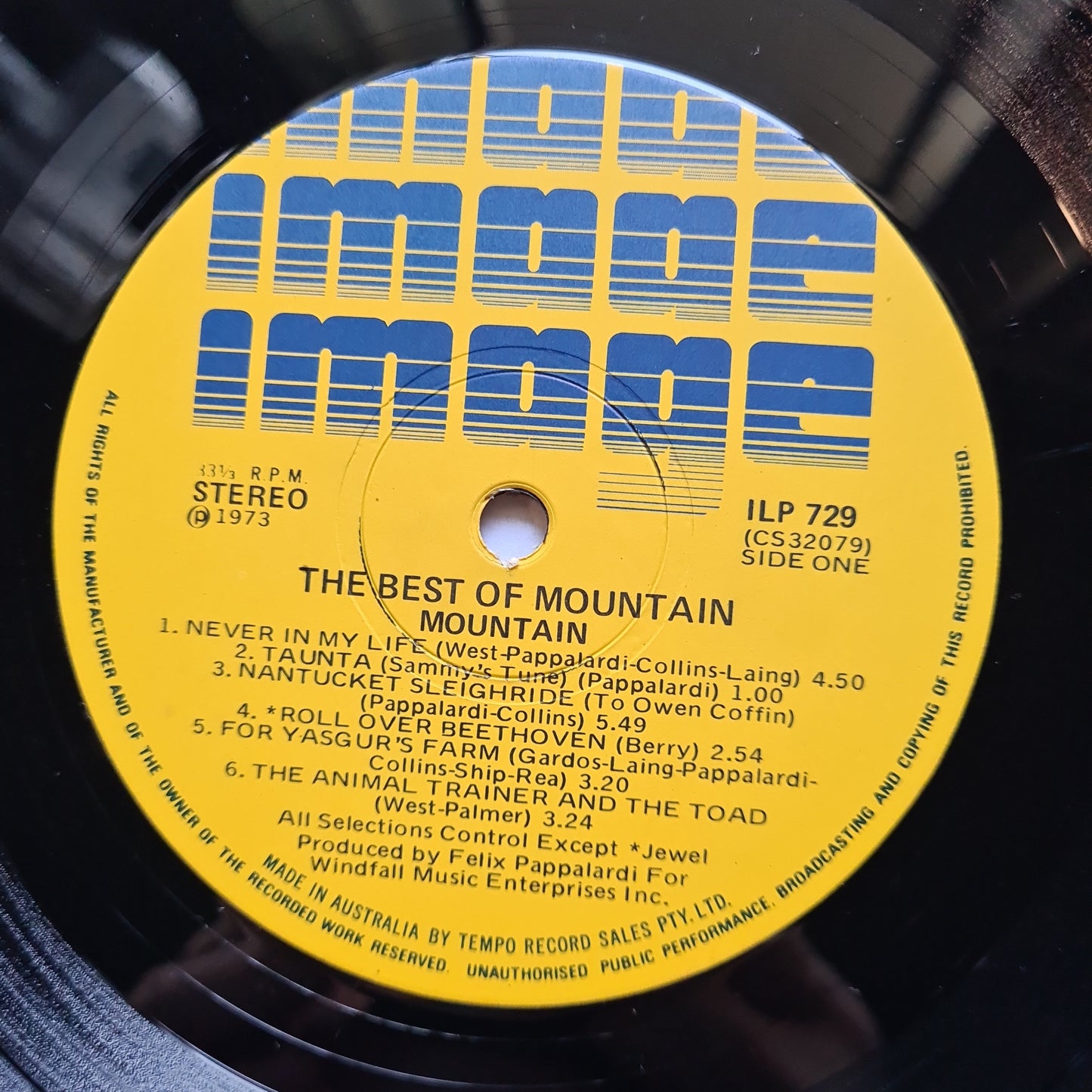 Mountain – The Best Of Mountain - 1973 - Vinyl Record Gatefold