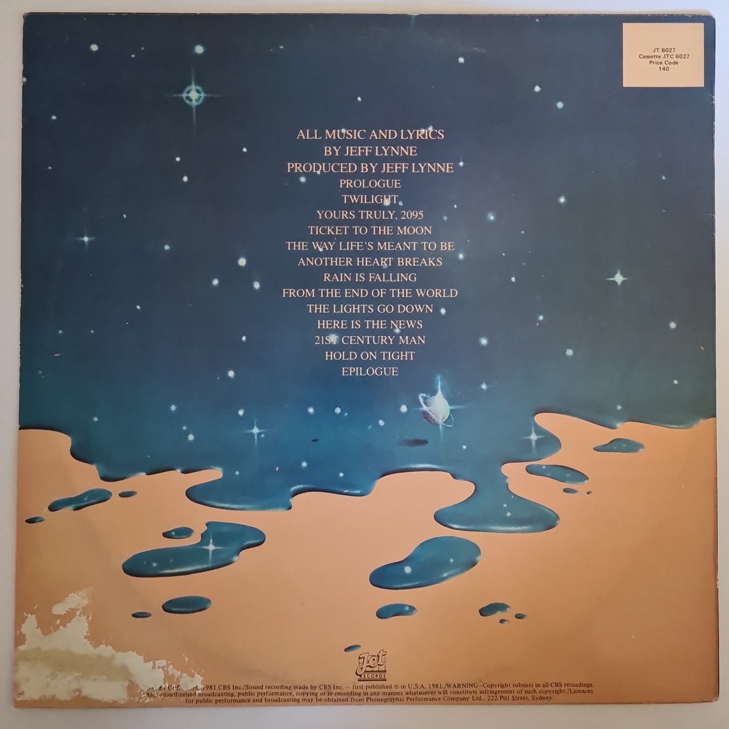 ELO – Time - 1981 - Vinyl Record