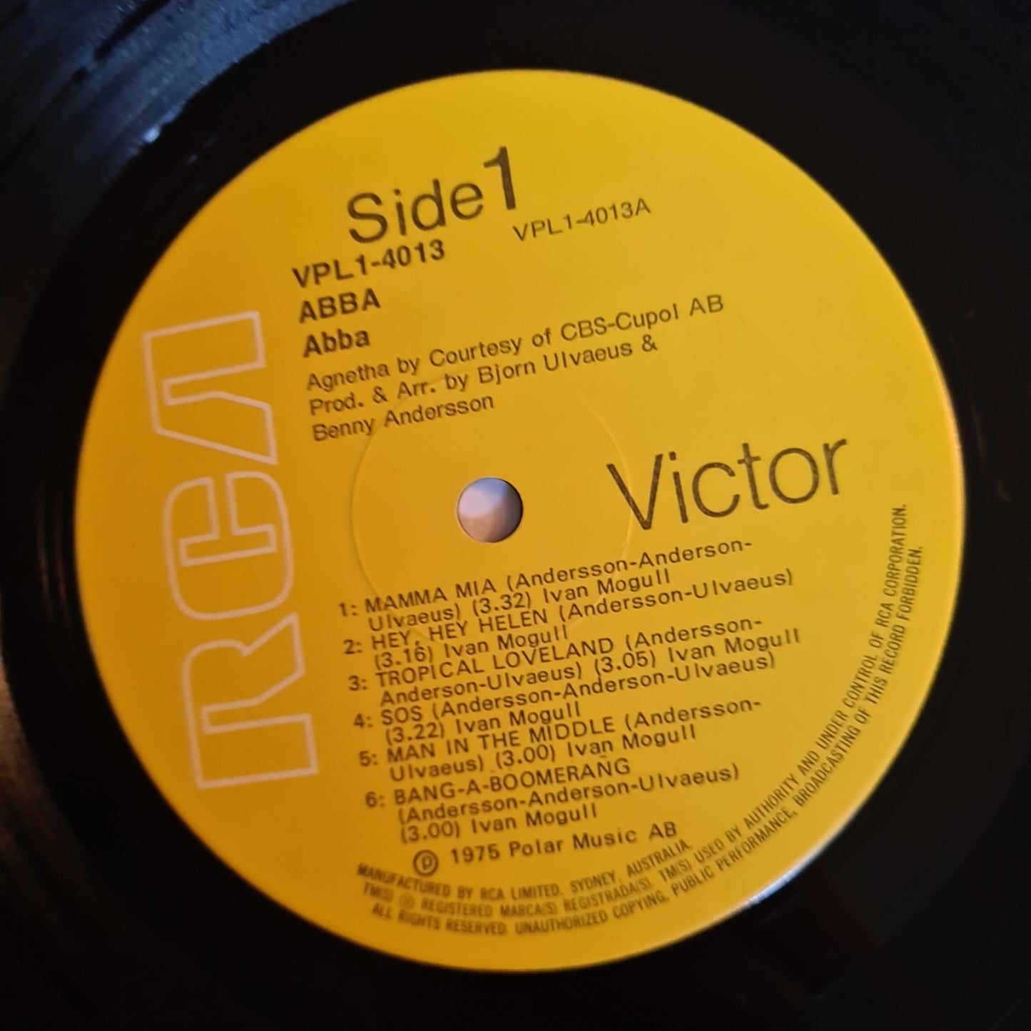 ABBA – ABBA - 1975 - Vinyl Record