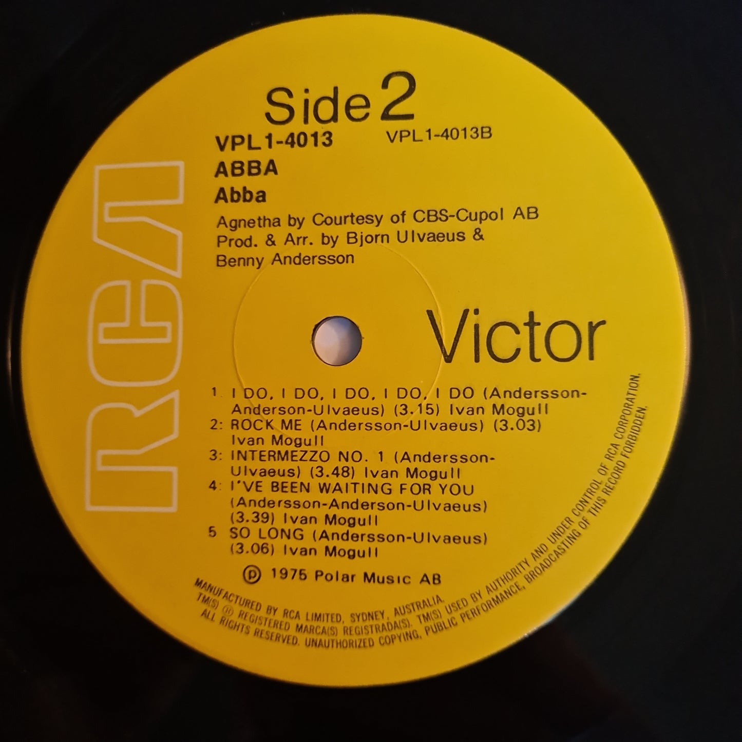 ABBA – ABBA - 1975 - Vinyl Record