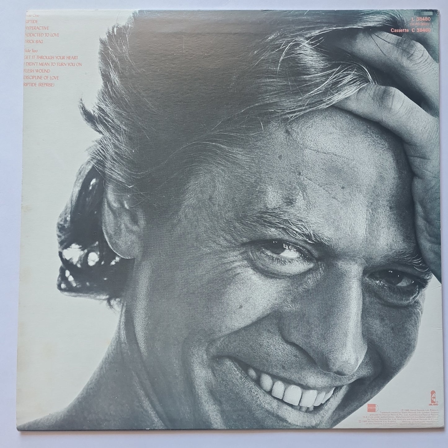 Robert Palmer – Riptide - 1986 - Vinyl Record