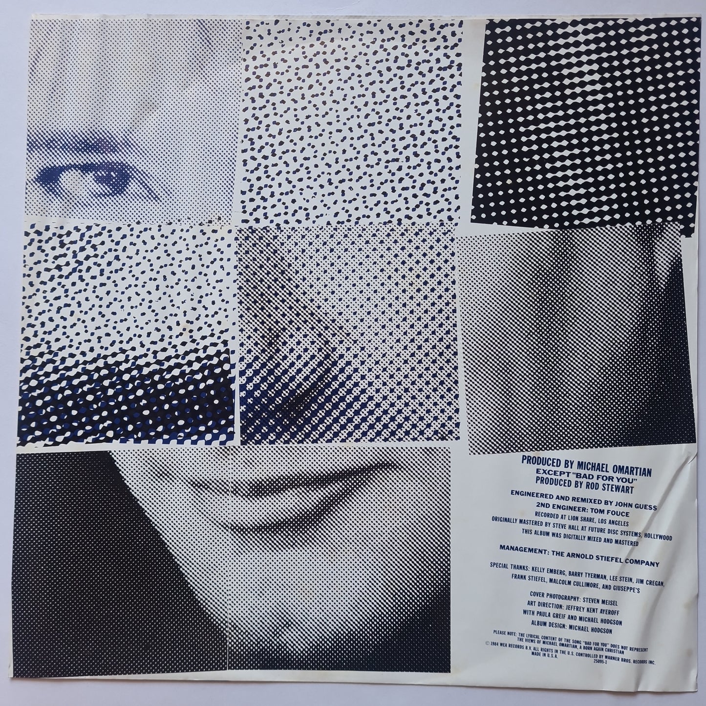 Rod Stewart – Camouflage -  1984 - Vinyl Record