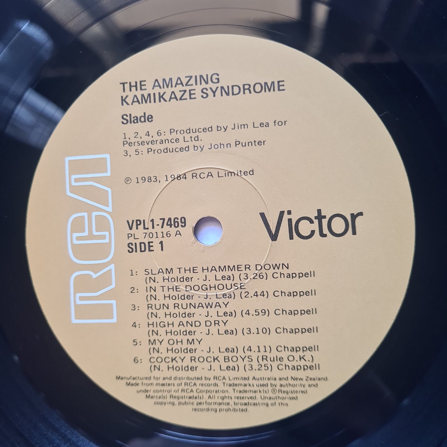 Slade – The Amazing Kamikaze Syndrome - 1984 - Vinyl Record