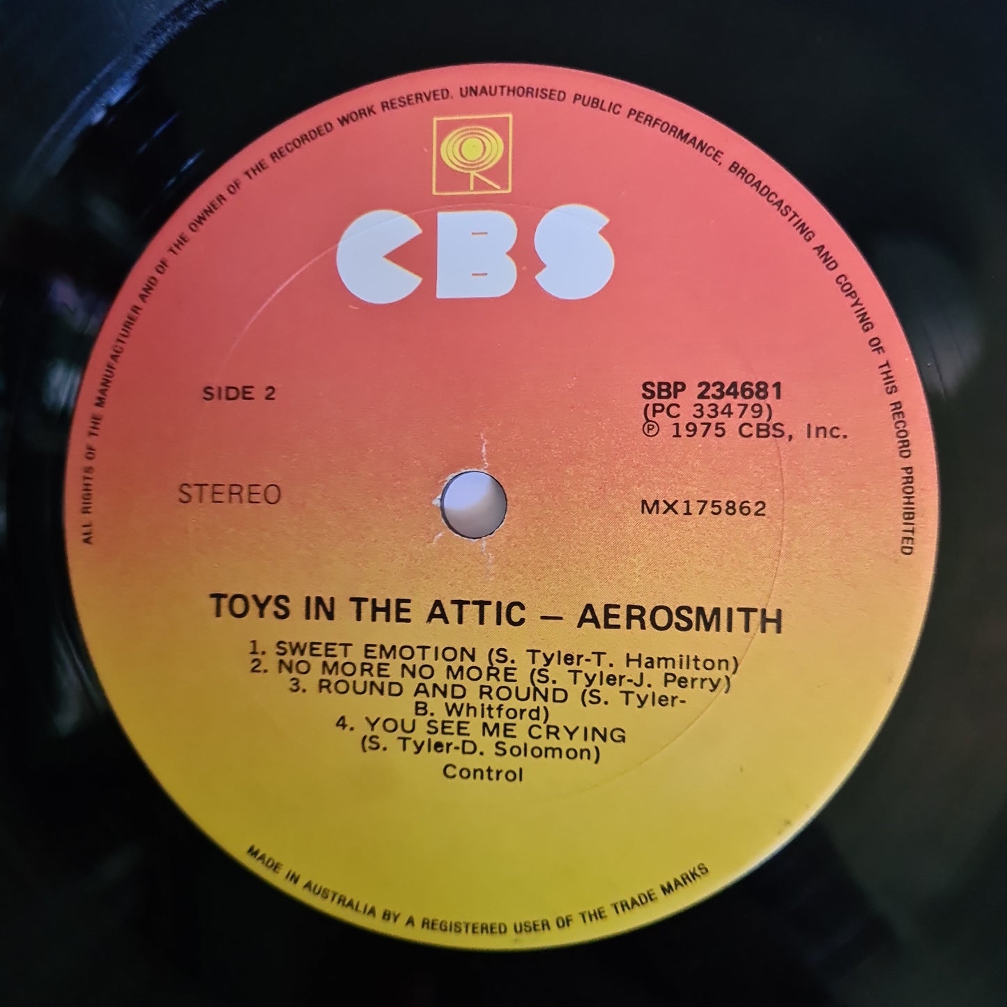 Aerosmith – Toys In The Attic - 1975 - Vinyl Record