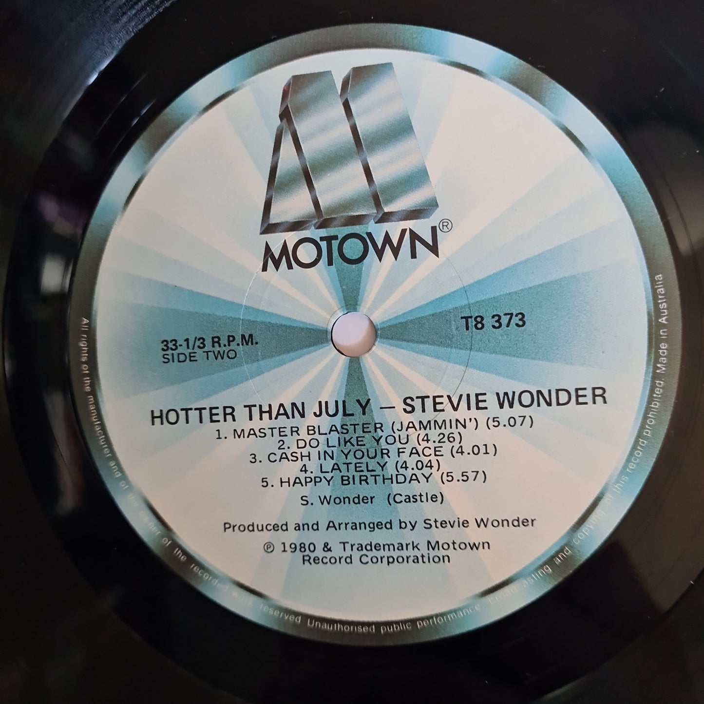 Stevie Wonder - Hotter than July - 1980 (Gatefold) - Vinyl Record