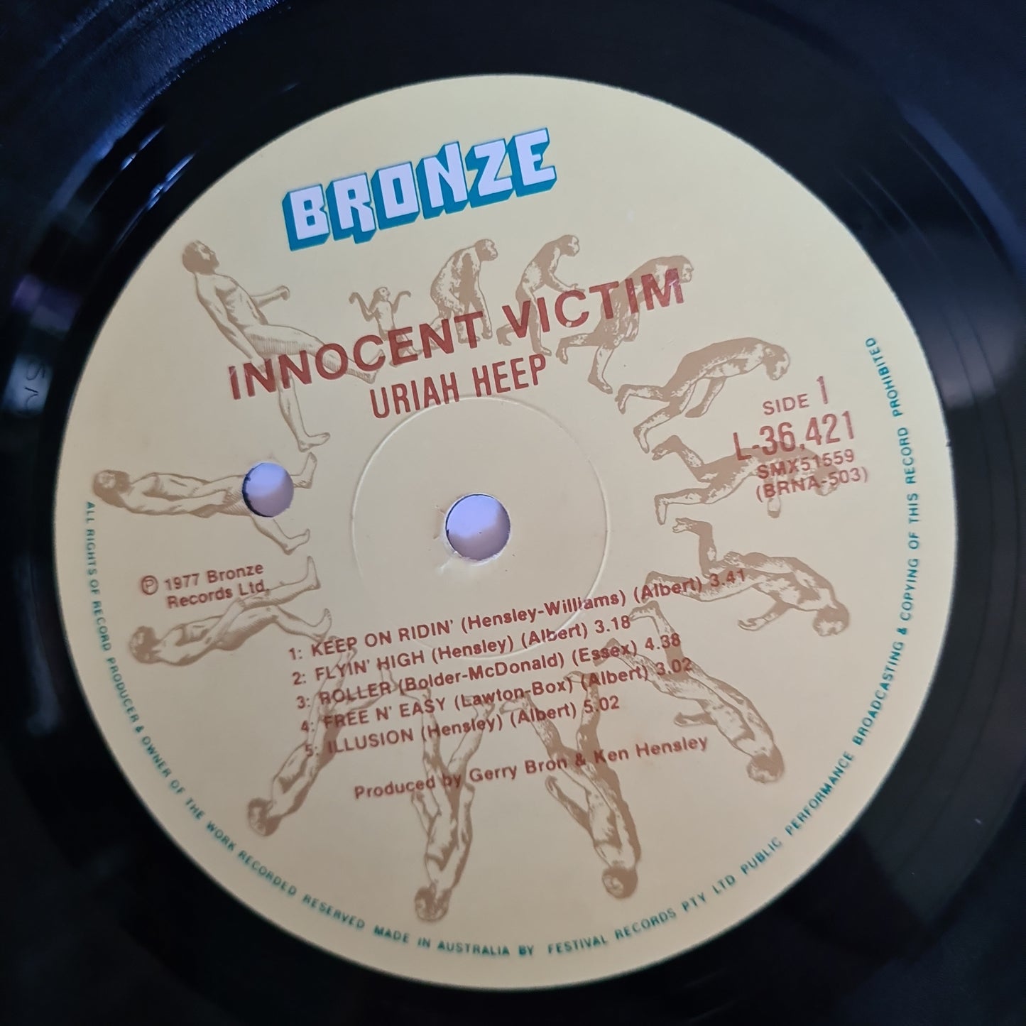 Uriah Heep – Innocent Victim - 1977 - Vinyl Record