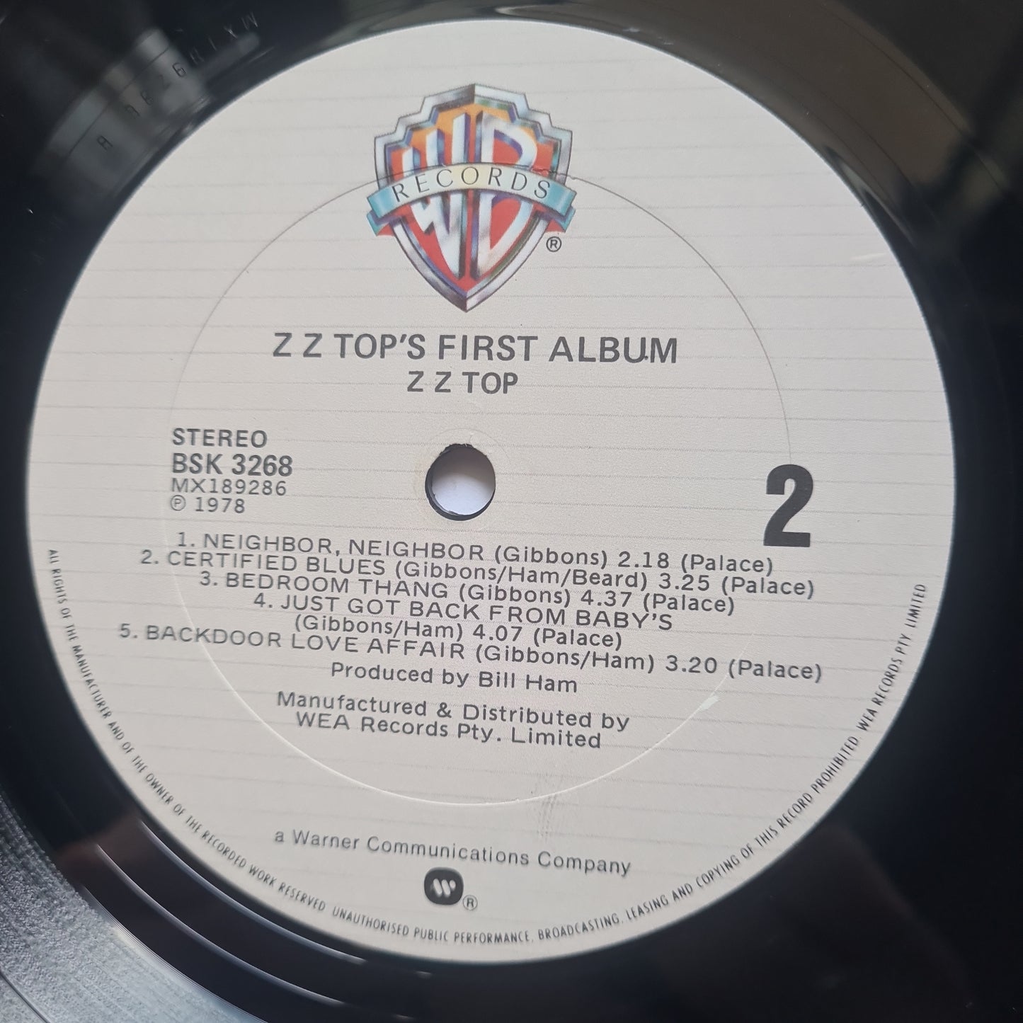 ZZ Top – ZZ Top's First Album - 1971 (1983 USA Repress) - Vinyl Record