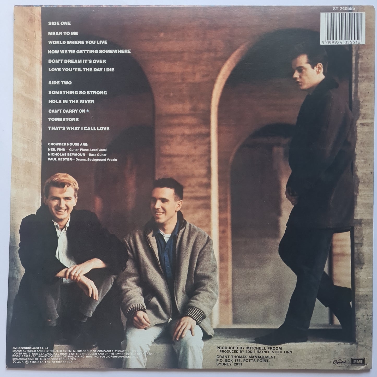 Crowded House – Crowded House - 1986 - Vinyl Record