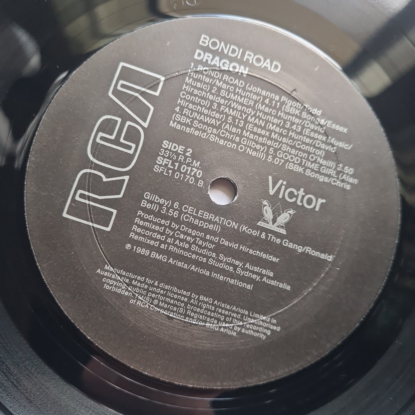 Dragon – Bondi Road - 1989 - Vinyl Record