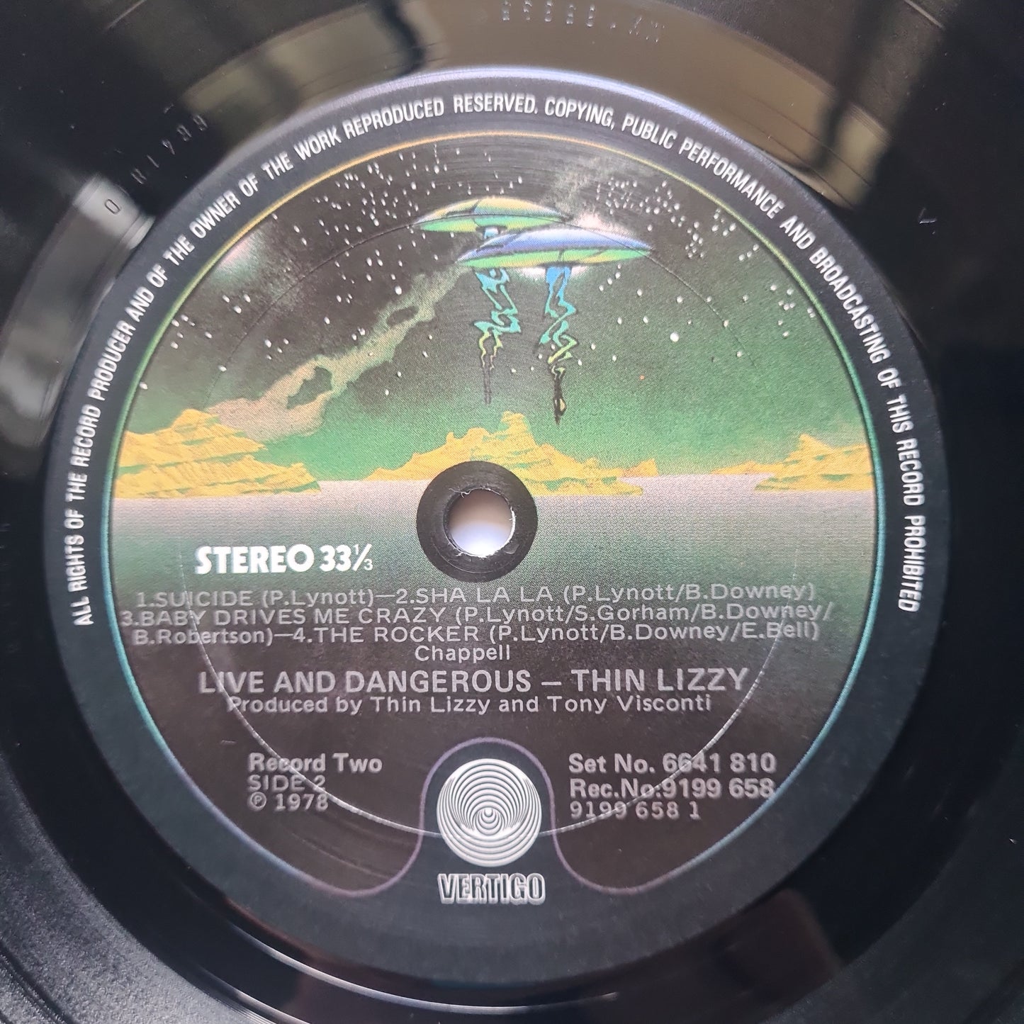 Thin Lizzy – Live & Dangerous - 1978 (2LP Gatefold Album) - Vinyl Record