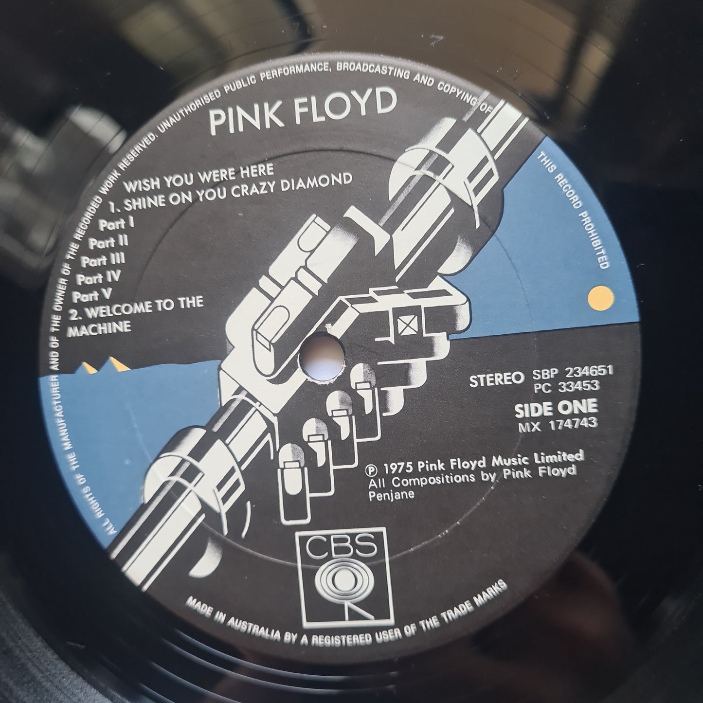 Pink Floyd – Wish You Were Here - 1975 (Gatefold) - Vinyl Record