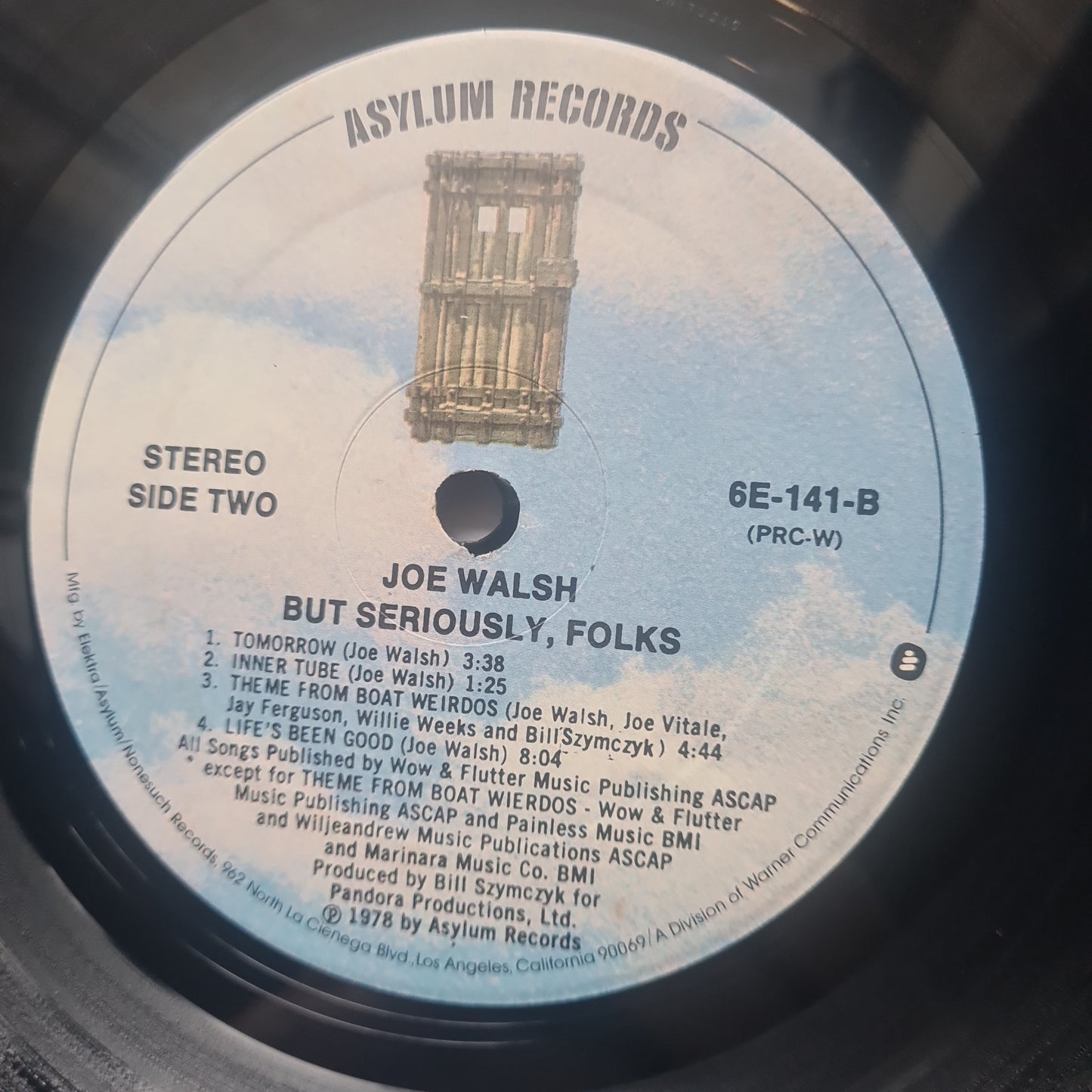 Joe Walsh (Eagles) – "But Seriously Folks" - 1978 (Gatefold USA First pressing) - Vinyl Record
