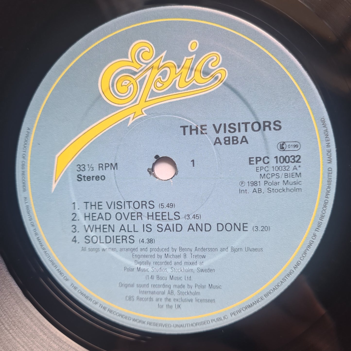 ABBA – The Visitors - 1981 - Vinyl Record