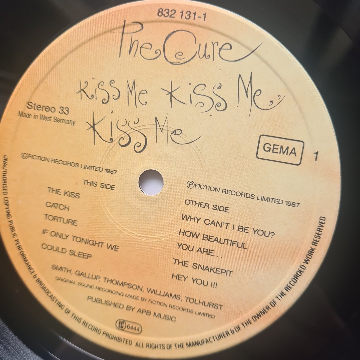 The Cure – Kiss Me Kiss Me Kiss Me - 1987 (2LP German pressing) - Vinyl Record