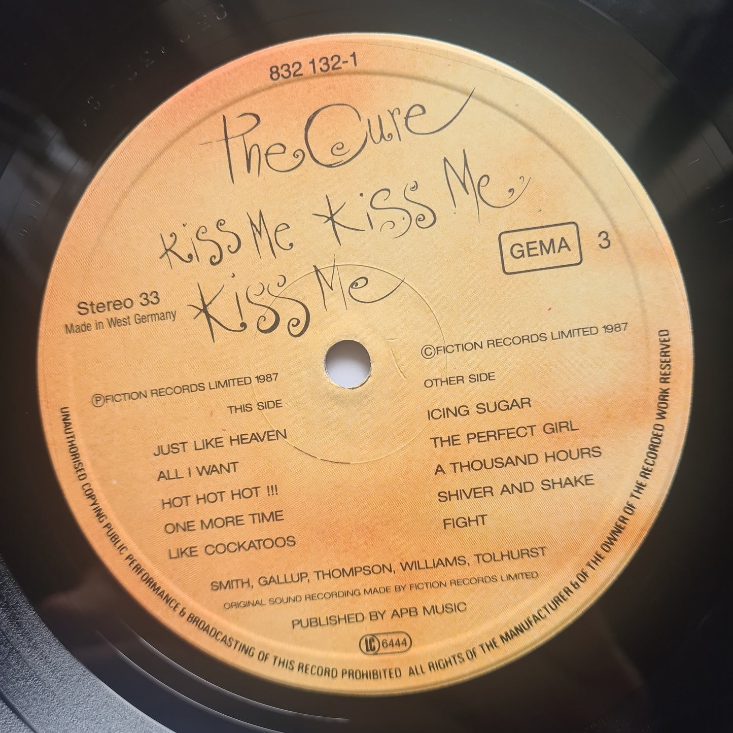 The Cure – Kiss Me Kiss Me Kiss Me - 1987 (2LP German pressing) - Vinyl Record