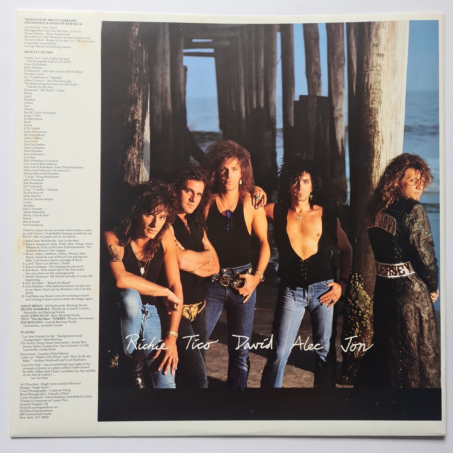 Bon Jovi – New Jersey - 1988 - Vinyl Record