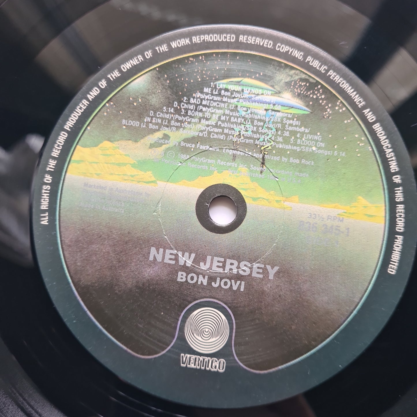 Bon Jovi – New Jersey - 1988 - Vinyl Record