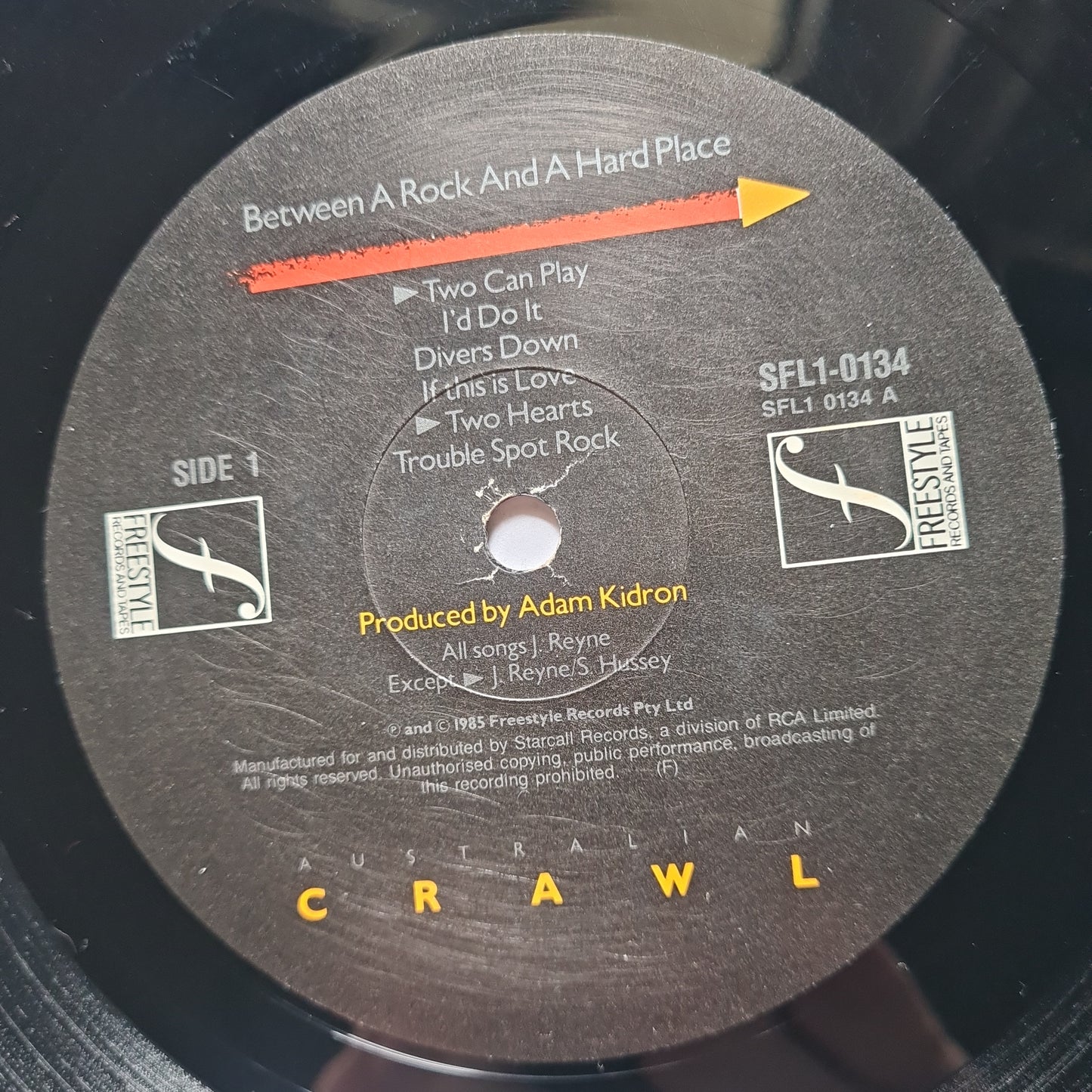 Australian Crawl – Between A Rock & A Hard Place - 1985 - Vinyl Record