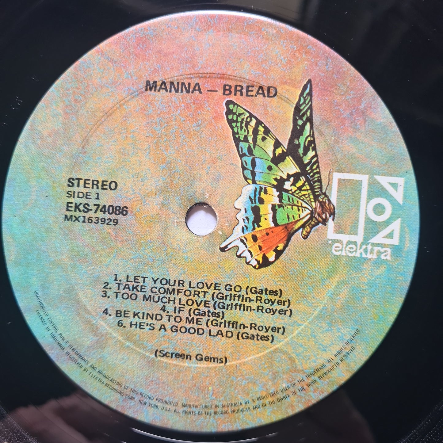 Bread – Manna - 1971 - Vinyl Record