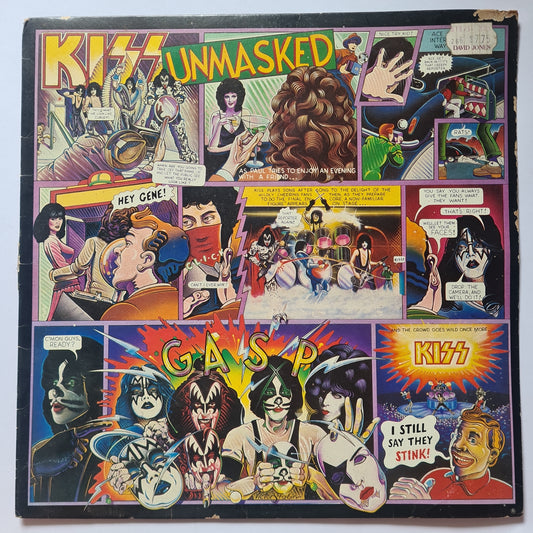 KISS – Unmasked - 1980 (Australian Pressing) - Vinyl Record