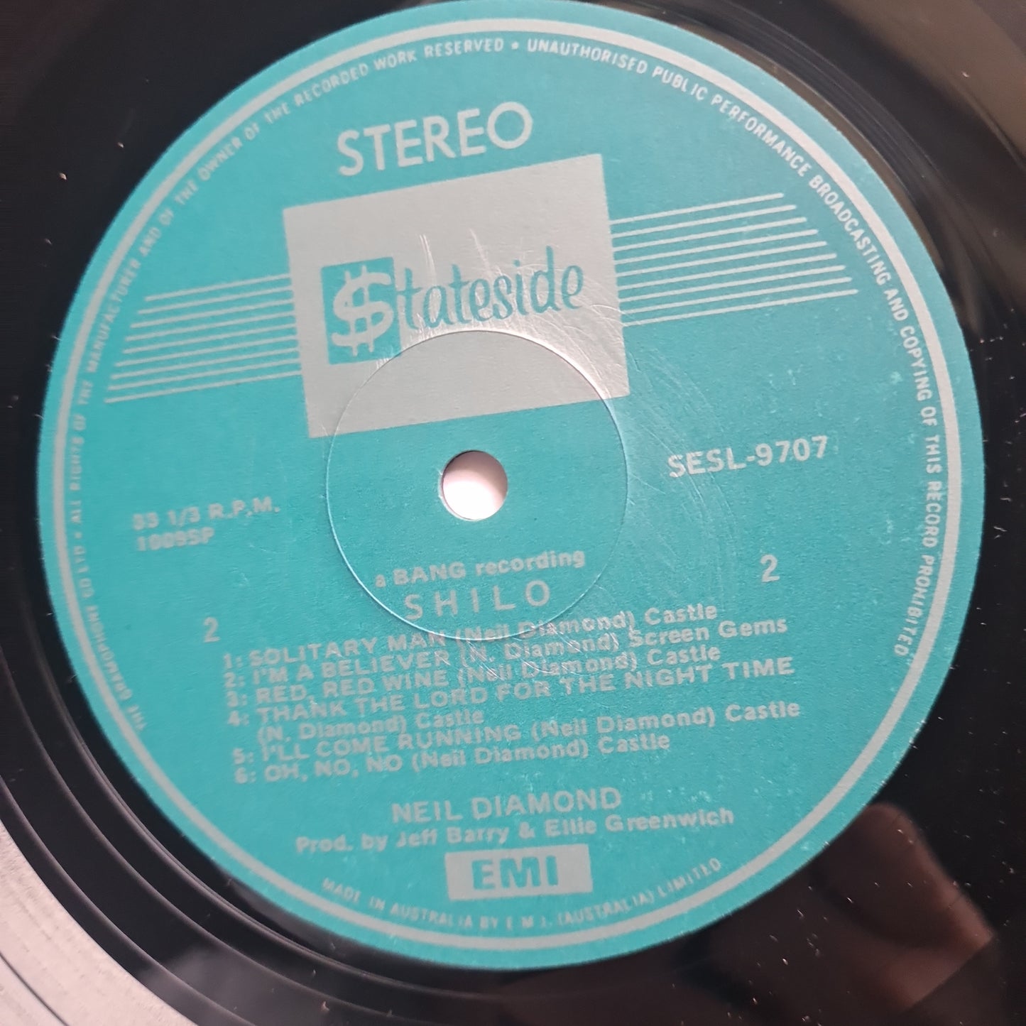 Neil Diamond – Shilo (Greatest Hits) - 1975 - Vinyl Record