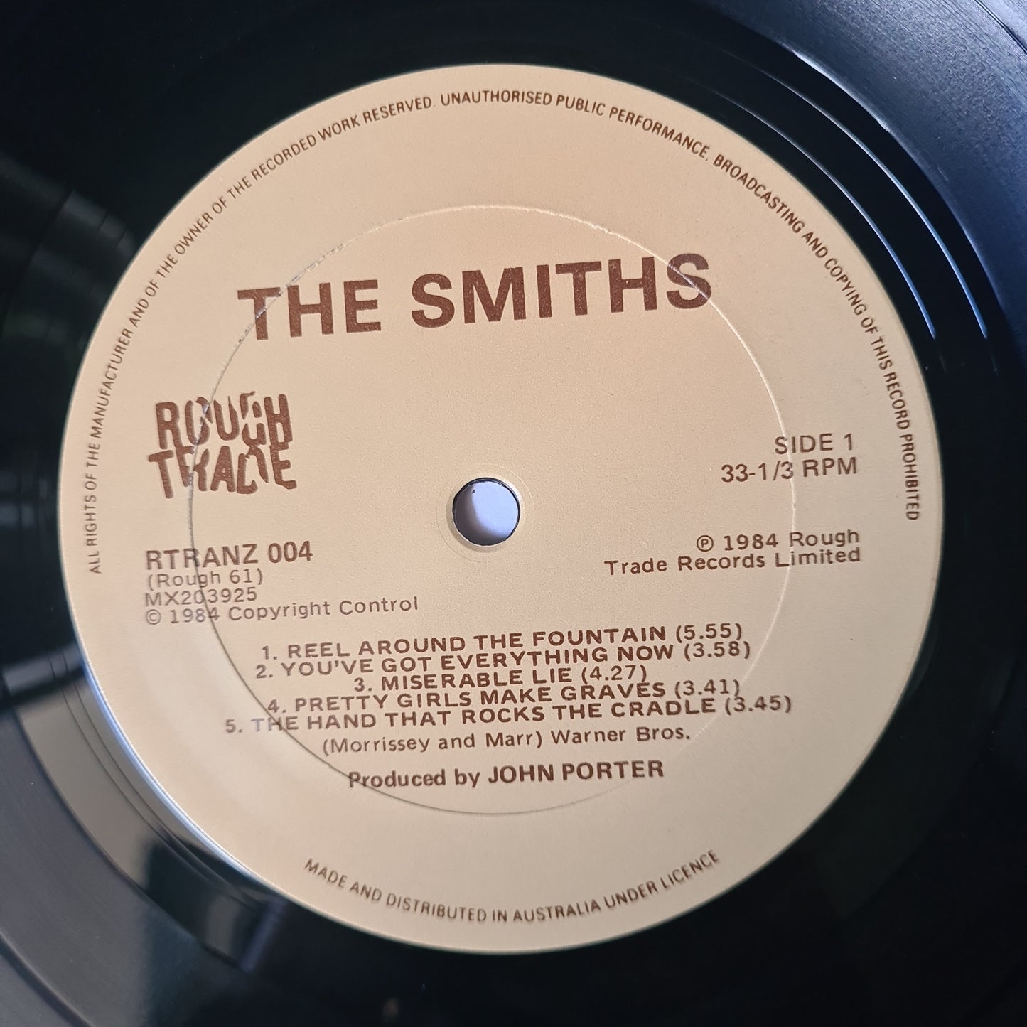 The Smiths – The Smiths - 1984 - Vinyl Record