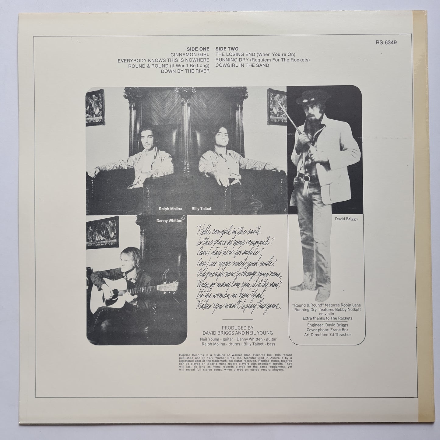 Neil Young & Crazy Horse – Everybody Knows This Is Nowhere - 1970 - Vinyl Record (Near Mint)