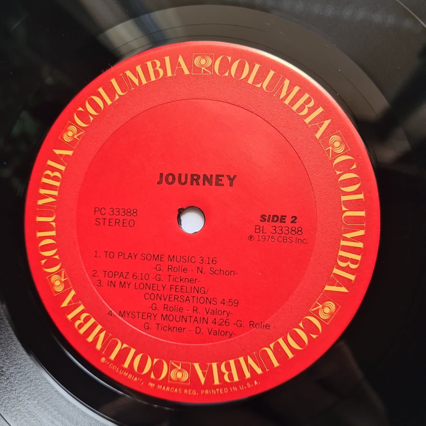 Journey – Journey - 1975 - Vinyl Record