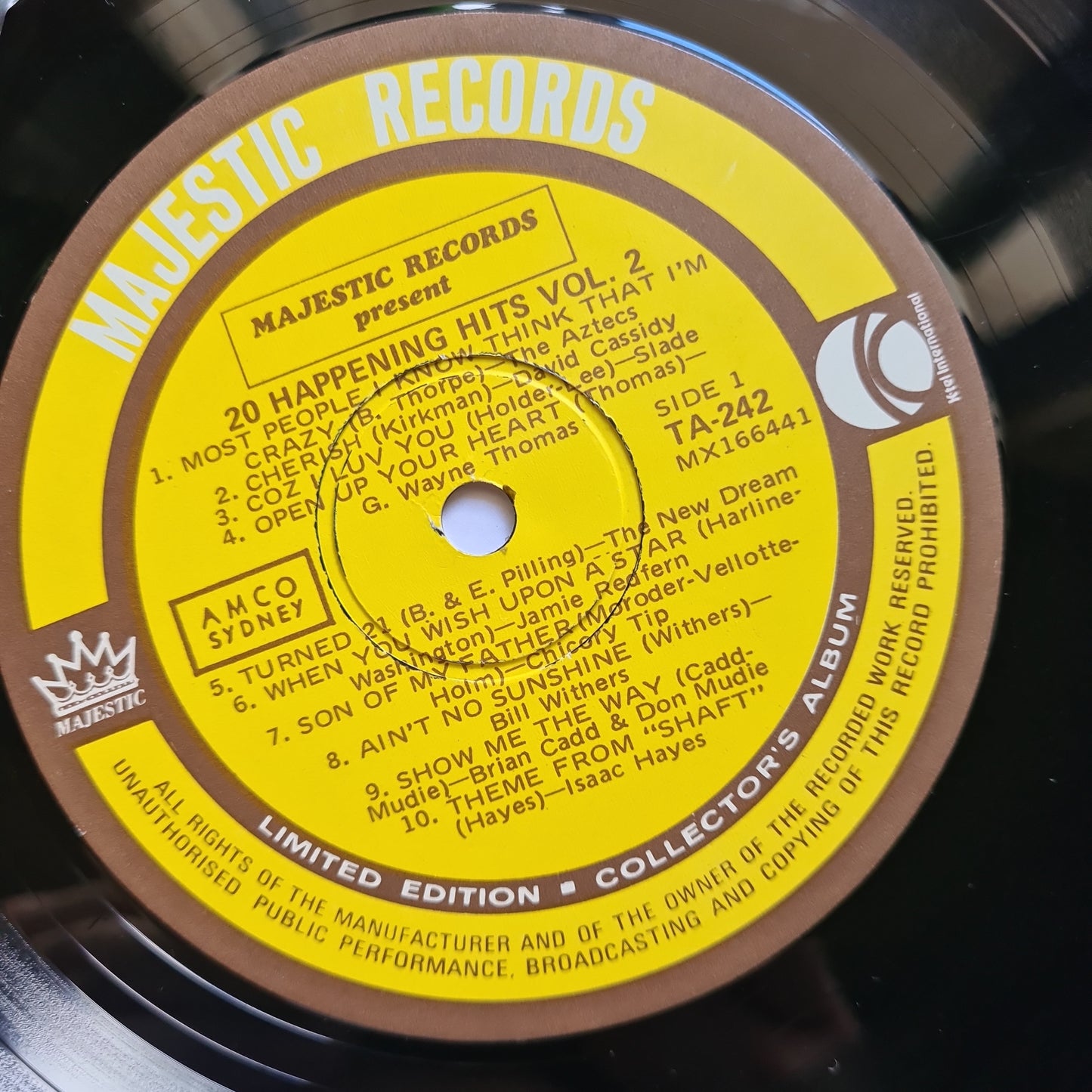 Various – 20 Happening Hits Vol. 2 - 1972 - Vinyl Record